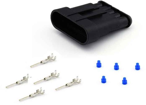Superseal connector male (5p) kit