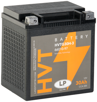 Motorfiets accu 12V 30Ah GEL 166x130x175 Harley