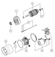 DC Motor 24V 0.8kW 4000rpm-3