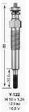 Gloeibougie NGK 10.5V LT=89.0 M10x1.25 L=19.5 SW=12