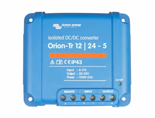 Orion Tr-omvormer 12/24V 5A (120W )isolated