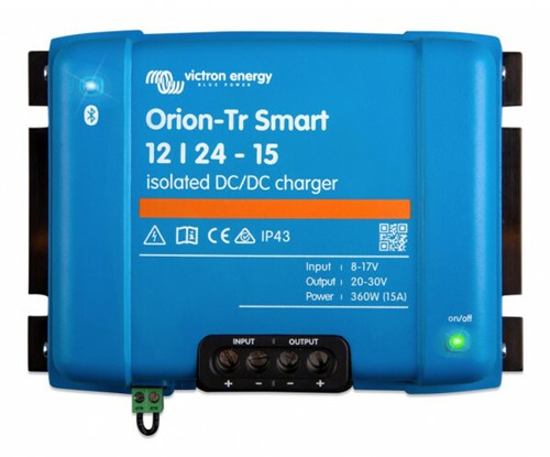 Victron Orion-Tr Smart DC/DC omvormer 12/24-15A (360W) Non isolated