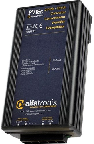 Omvormer 24-12V  18-21A