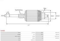 Anker Bosch 12V 1.1kW 52x125.7mm-2