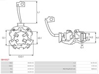 Borstelhouder Bosch '137' 69mm-2