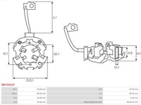 Borstelhouder Bosch 69.7mm-2