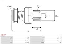 Bendix Bosch 9T 34.5x90mm '354' '355'-3