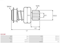 Bendix Valeo 9T 25x68mm-3
