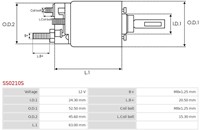 Startrelais Bosch 12V -3