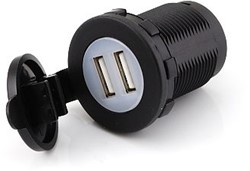 USB inbouwpaneel 12/24V 2.1A  2x USB