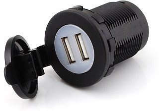 USB inbouwpaneel 12/24V 2.1A  2x USB