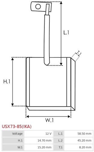Koolborstel 8.2x15.2x14.7  Ducelier-2